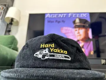 호주 Hard Yakka WORKWEAR 코듀로이 캡 블랙