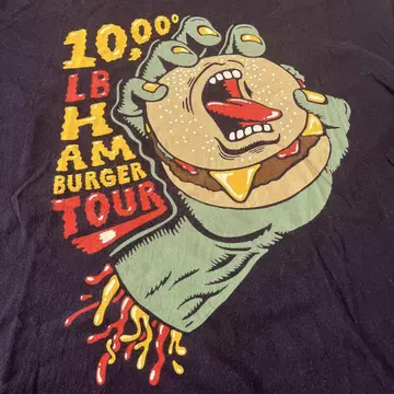 A-TRAK 10,000 LB Hamburger Tour 티셔츠