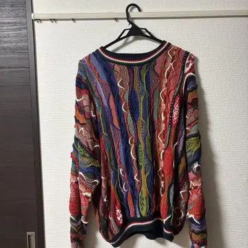 COTTON TRADERS 멀티 컬러 뜨개질 니트 L