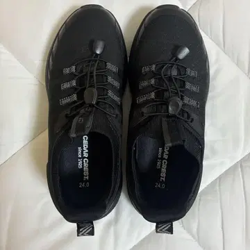 시더 크레스트 스파토 신발 블랙 24cm