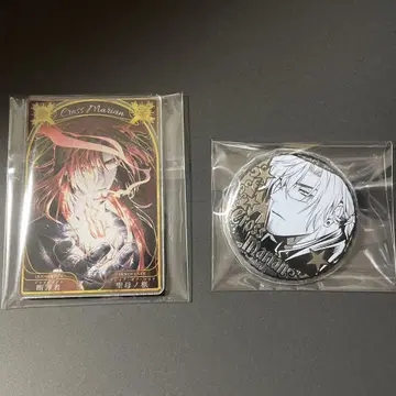 D.Gray-man 크로스 스탯 카드와 백은 캔뱃지