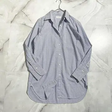 A16246 새상품급 두지엠 클라세 런던 스트라이프 셔츠 파랑 F