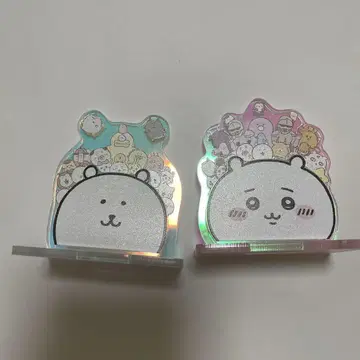 나가노 마켓 홀로그램 아크릴 스탠드 모두 모이세요 치이카와 (먼작귀)