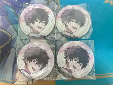 ART OF NIJISANJI 캔뱃지 사에키 이츠츠 4개 세트