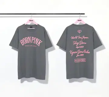 BLACKPINK BORN PINK 월드 투어 티셔츠