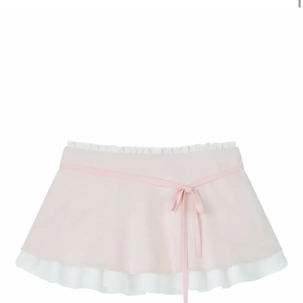 Dry Rose LAYERED FLARE SK Skirt Pink #드라이로즈 on Bunjang