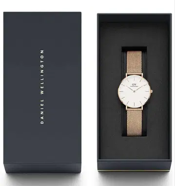 DANIEL WELLINGTON 골드 메쉬 시계