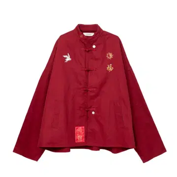 계속 한밤중이면 좋을 텐데 Jacket (Red) 차이나복 L 사이즈