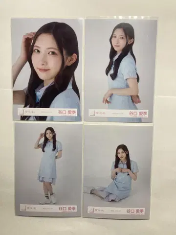 사쿠라자카46 브로마이드 타니구치 아이리 피케 셔츠 코디 컴프