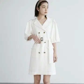 LILY BROWN 릴리 브라운 더블 브레스트 미니 원피스