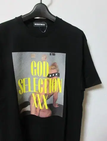 GOD SELECTION XXX 블랙 GX-S23-ST-22 티셔츠 S