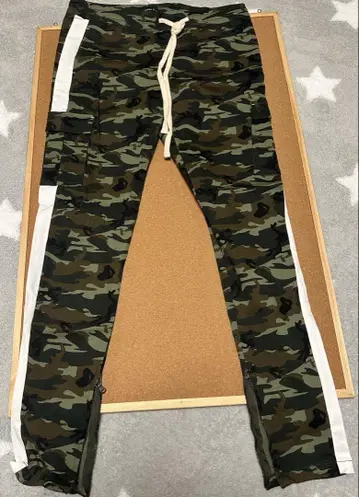 카모 패턴 카고 팬츠