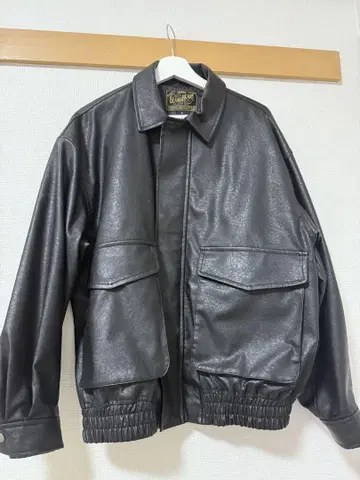 빔즈 블랙 가죽 자켓 S