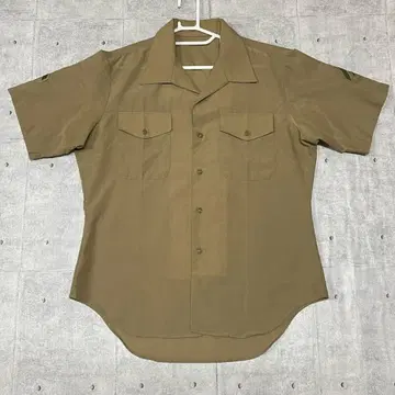 00년대 USMC 유틸리티 반팔 셔츠 밀리터리 드레스 셔츠