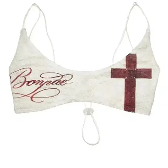 【BONNAE】 Graphic bikini ♥Black BONNAE : 본네] GRAPHIC BIKINI TOP BLACK - SAMPLAS