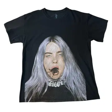 구제 의류 BILLIE EILISH 빌리 아일리쉬 밴딩 티셔츠 밴 티