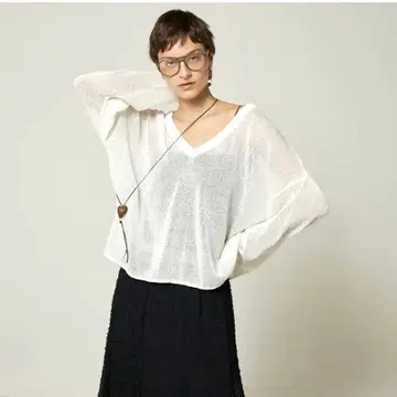 PAPER KNIT 2way 루즈 탑