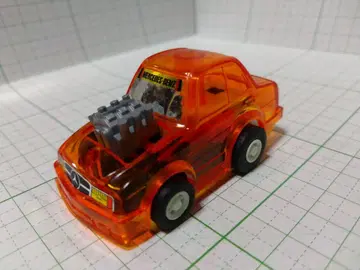 1988 TOMY JAPAN 오렌지 컬러 풀백 카 벤츠