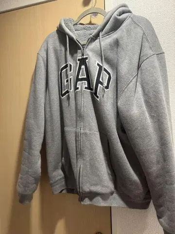 GAP 그레이 집업 후드티