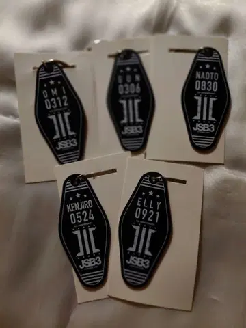 JSB3 멤버 키링 세트