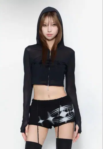 더레드스레드 시어 후드티 스파클스