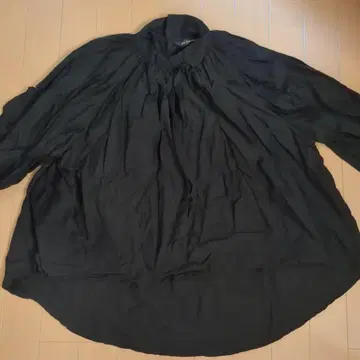 mizuiro ind 블랙 프릴 셔츠
