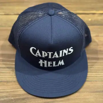 CAPTAINS HELM LOGO MESH CAP 캡