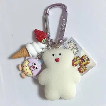 자라자라 키링 자라자라 가챠가챠 mojojojo 화이트