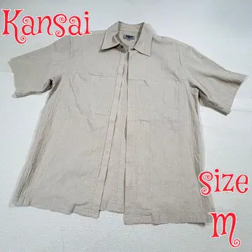 KANSAI 자켓 셔츠 베이지 M 간사이