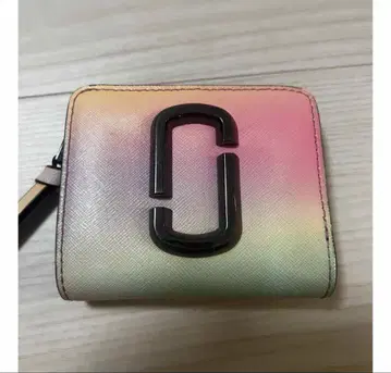 그라데이션 로고 두겹 지갑
