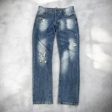 DSQUARED2 디스퀘어드 데님 데미지 가공 스키니 데님