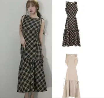 andmary 앤드 마리 Grenda ribbon long dress