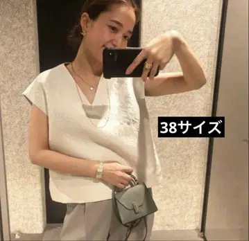 yori 시로콘 미모사 숏 블라우스 화이트 38