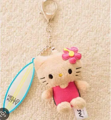 새상품 me % 로리즈팜 일광화상 키티 봉제 인형 키링
