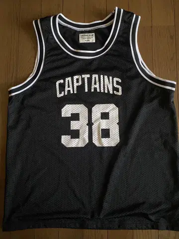 CAPTAINS 블랙 메쉬 탱크탑 사이즈 38