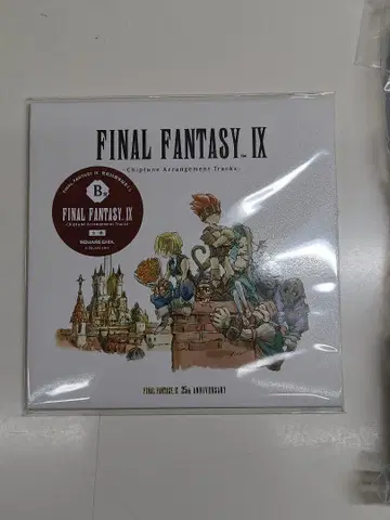 FF9 복권 B상/C상 티슈 케이스 커버/어레인지 CD