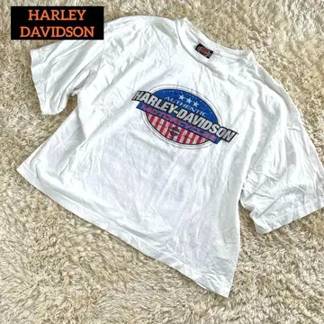 HARLEY DAVIDSON 90s 티셔츠 양면 프린트 싱글 스티치