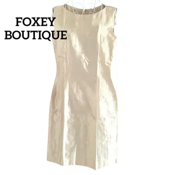 FOXEY BOUTIQUE 원피스 38 실크 100 레이스 안감 부착