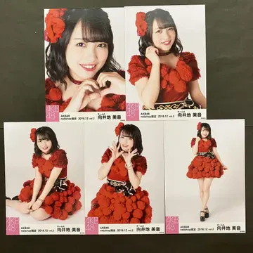 무카이 미네 AKB48 브로마이드 5장 컴프 5