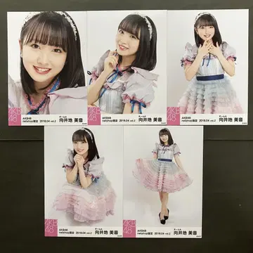 무카이 미네 AKB48 브로마이드 5장 컴프 10
