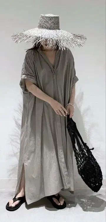 Whim Gazette 릴랙스 셔츠 원피스
