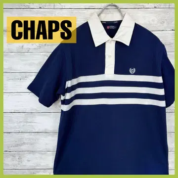 CHAPS 챕스 피케 셔츠 네이비 반팔