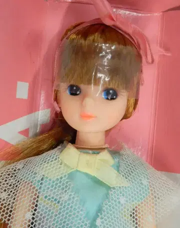 타카라 3대째 리카짱 후기 페미닌 드레스 아이스 패턴 스카이블루 드레스