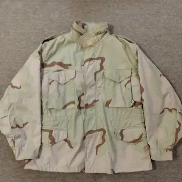 미군 m-65 밀리터리 자켓 데저트 카모플라주 L-S