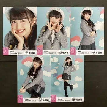무카이 미네 AKB48 브로마이드 5장 컴프 11