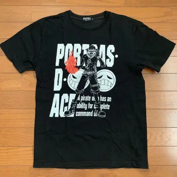 ONE PIECE 원피스 티셔츠 에이스 M 사이즈
