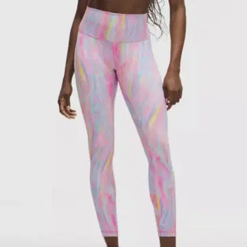 새상품 Lululemon 컬러풀 레깅스 4 (JP S)