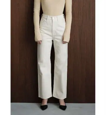 CLANE 클라네 SECOND DENIM PANTS 아이보리