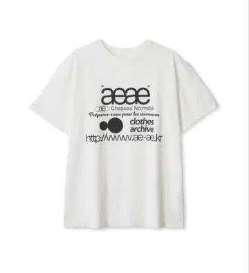 aeae 티셔츠 티셔츠
