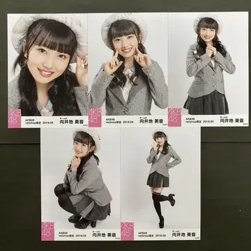 무카이 미네 AKB48 브로마이드 5장 컴프 16